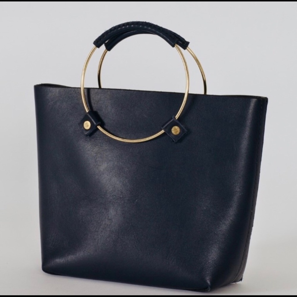 Tribe Alive black leather purse